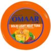 کنسرو ماهی تن تند و فلفلی عمر 95 گرمی Omaar Solid Light Meat Tuna