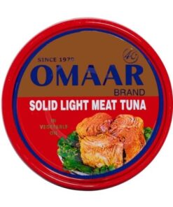 کنسرو تن ماهی در روغن گیاهی عمر 185گرمی Omaar Solid Light Meat Tuna