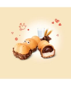 بسکویت شکلاتی کیندر هپی هیپو Kinder Happy Hippo Cocoa Chocolate Biscuit 21gr
