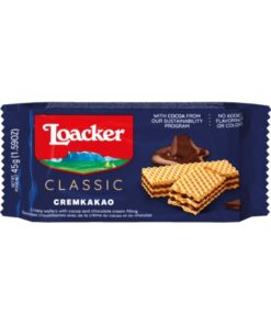 ویفر لواکر با طعم شکلات (کرم کاکائو) 45گرمی Loacker Classic Cremkakao Wafer