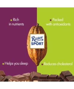 شکلات تلخ ریتر اسپرت 55% Ritter Sport 55% Smooth Dark Chocolate