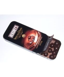 شکلات هرشیز اسپشیال دارک 50% کاکائو قوطی فلزی Hershey's Special Dark Pure Chocolate 50g