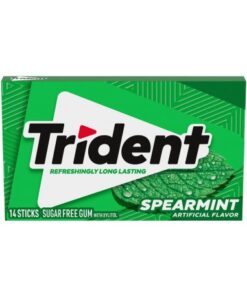 خرید آدامس تریدنت نعنایی اصل 14عددی Trident Spearmint Flavor Gum