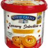 قیمت خرید بیسکویت کره ای وایت کستل لاکچری سلکشن سطلی 350گرم White Castle Butter Cookies Luxury Selection