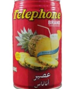 قیمت خرید آب آناناس تلفون اصل Telephone Pineapple Juice Drink 300ml