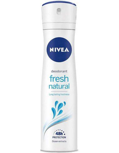 اسپری بدن ضد تعریق زنانه فرش نچرال نیوآ 200 میل 48 ساعته Nivea Fresh Natural Body Spray