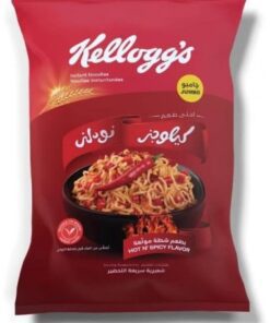 نودل کلاگز تند و آتشین 70گرمی Kellogg's Hot N' Spicy flavour instant noodles
