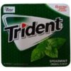 قیمت خرید آدامس تریدنت نعنایی جعبه فلزی Trident Spearmint Flavor Gum