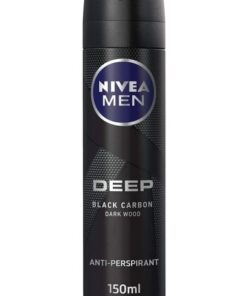 قیمت و خرید اسپری بدن ضد تعریق مردانه نیوا دیپ بلک کربن،  150 میل 48 ساعته Nivea Deep Black Carbon Body Spray