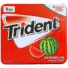 قیمت خرید آدامس تریدنت با طعم هندوانه جعبه فلزی Trident Watermelon Flavor Gum