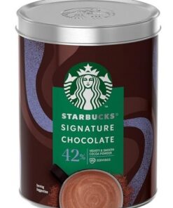 قیمت و خرید پودر شکلات (هات چاکلت) استارباکس با 42% کاکائو قوطی 330 گرمی  Starbucks Signature Chocolate 42%  Cocoa Powder