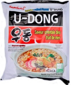 نودل کره ای سامیانگ یو-دانگ با طعم غذاهای دریایی شرقی 140گرمی Samyang U-DONG Oriental Seafood Flavour Noodle
