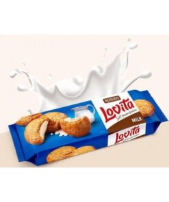قیمت خرید کلوچه-کوکی کرم دار شیری روشن لاویتا 127 گرمی Roshen Lovita Soft Cream Cookies with Milk Filling