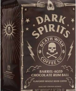 دانه قهوه دت ویش دارک اسپیریت رم بال با طعم شکلات 226 گرمی Death Wish Dark Spirit Chocolate Rum Bar