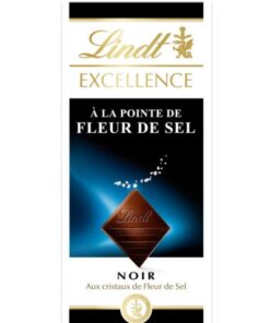 قیمت و خرید شکلات تلخ اکسلنس لینت 100 گرمی Lindt Excellence A la Pointe de Fluer de Sel Noir