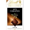 قیمت خرید شکلات تلخ اکسلنس سه دانه لینت 100 گرمی Lindt Excellence Aux 3 Graines Noir