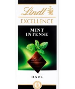 قیمت و خرید شکلات تلخ اکسلنس لینت با طعم نعناع  100 گرمی Lindt Excellence Menth Intense Noir