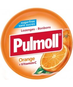 آبنبات بدون شکر پولمول با طعم پرتقال حاوی ویتامین سی 45 گرمی Pulmoll Orange Sugarfree Lozenges