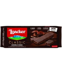 ویفر لواکر دبل شکلات 175گرمی Loacker Classic Double Choc Wafer