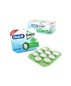 آدامس تریدنت اورال بی با طعم نعناع سبز 10 عددی Trident Oral-B Spearmint Flavor Chewing Gum