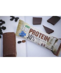 پروتئین بار باکالند شکلاتی کافئین دار با طعم موز 30% Bakalland Protein Coffeine Bar