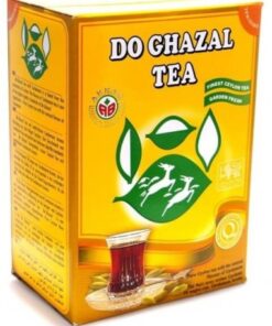 چای سیاه دو غزال عطری اکبر با عطر هل 500 گرمی Akbar Do Ghazal Tea with Cardamom