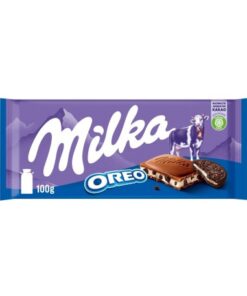 قیمت خرید شکلات شیری ارئو میلکا 100 گرمی Milka Oreo Chocolate