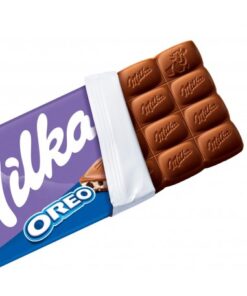 شکلات شیری میلکا اورئو 100 گرمی Milka Oreo Chocolate