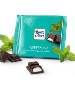 شکلات ریتر اسپرت نعناع فلفلی 100 گرمی Ritter Sport Peppermint Chocolate