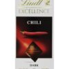 خرید شکلات تلخ تخته ای لینت با طعم فلفل قرمز- 100 گرمی Lindt Excellence Chili Dark Chocolate Bar