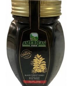 خرید عسل سیاه جنگلی امریکن فارم 500 گرمی American Farm Black Forest Honey