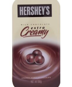 خرید شکلات هرشیز اکسترا کرمی قوطی فلزی- 50 گرمی Hershey's Extra Creamy Chocolate