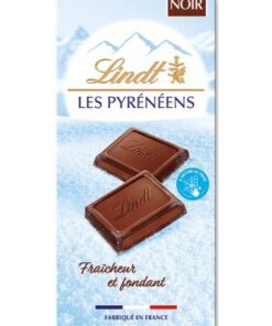 شکلات تلخ تخته ای پیرنیز لینت 150 گرمی Lindt  Les Pyrenees Noir chocolate