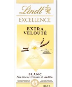 شکلات تخته ای سفید خامه ای لینت اکسلنس 100 گرمی Tablette Excelence Blanc Extra Veloute