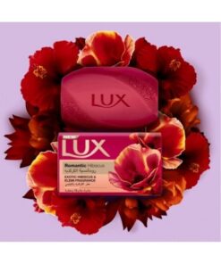 صابون لوکس عربی اصل رومانتیک با رایحه گل هیبیسکوس 170 گرم Lux Romantic Hibiscus