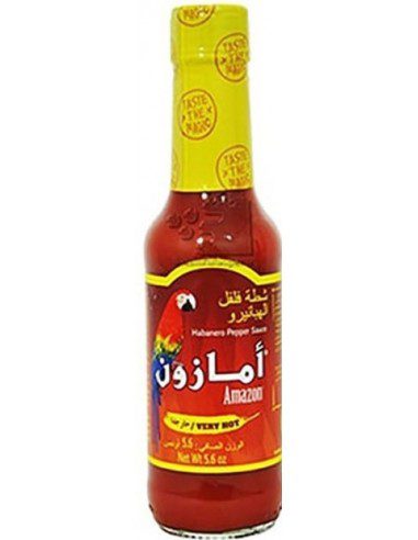 سس فلفل تند هابانرو آمازون بزرگ 160میل Amazon Habanero Pepper Sauce