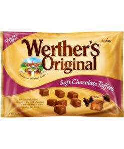 خرید شکلات تافی وردرز اورجینال با مغز شکلات تافی کاراملی 1کیلویی Werther's Original Soft Chocolate Toffees
