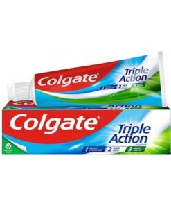 خرید خمیردندان  کلگیت تریپل اکشن (سه کاره) با طعم نعناع- 100 میلی  Colgate Triple Action Original Mint Toothpaste