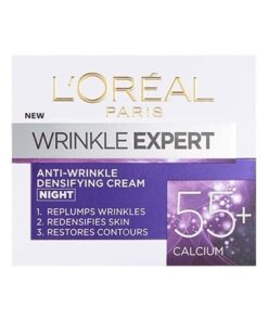 کرم شب ضد چروک سه کاره لورال +55 سال 50 میل Loreal Wrinkle Expert Anti Wrinkle Densifying Night Cream +55