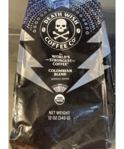 خرید دانه قهوه دت ویش کلمبیایی (مدیوم رست) 340 گرمی Death Wish Coffee Colombian Blend Medium Roast Coffee Ground