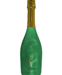 شامپاین اکلیلی گازدار بدون الکل فوگوسو سبز با طعم سیب 375 میل Fogoso Sparkling Green Non Alcoholic Grape Dring