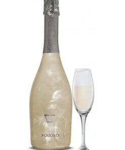 شامپاین اکلیلی گازدار بدون الکل فوگوسو سیلور با طعم انگور 375 میل Fogoso Sparkling Silver Non Alcoholic Grape Drink