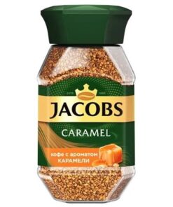 خرید قهوه فوری جاکوب با طعم کارامل 95 گرمی Jacobs instant coffee with Caramel flavor