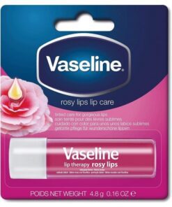 خرید بالم لب وازلین گل سرخ 4.8 گرمی Vaseline Rosy Lips Lip Care