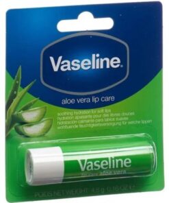 بالم لب وازلین آلوورا 4.8 گرمی Vaseline Aloe Vera Lip Care