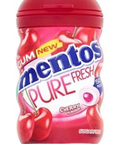 خرید آدامس بدون قند منتوس با طعم گیلاس-100 گرمی Mentos Pure Fresh Cherry Flavor Sugar Free Chewing Gum
