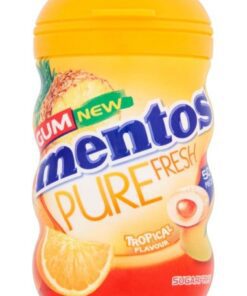 خرید آدامس بدون قند منتوس با طعم میوه های استوایی-100 گرمی Mentos Pure Fresh Tropical Flavor Sugar Free Chewing Gum