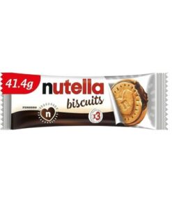 خرید بیسکویت نوتلا با مغز شکلات و فندق 41.4 گرمی Nutella Biscuits