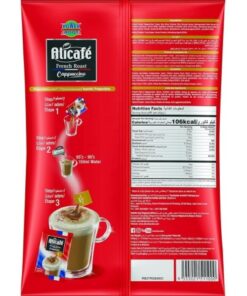 کاپوچینو آماده فرنچ رست علی کافه 20 عددی- 500 گرمی Alicafe French Roast Cappuccino Instant Coffee