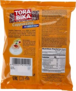 کاپوچینو تورابیکا بدون قند (رژیمی) 20 عددی ToraBika Cappuccino No Added Sugar